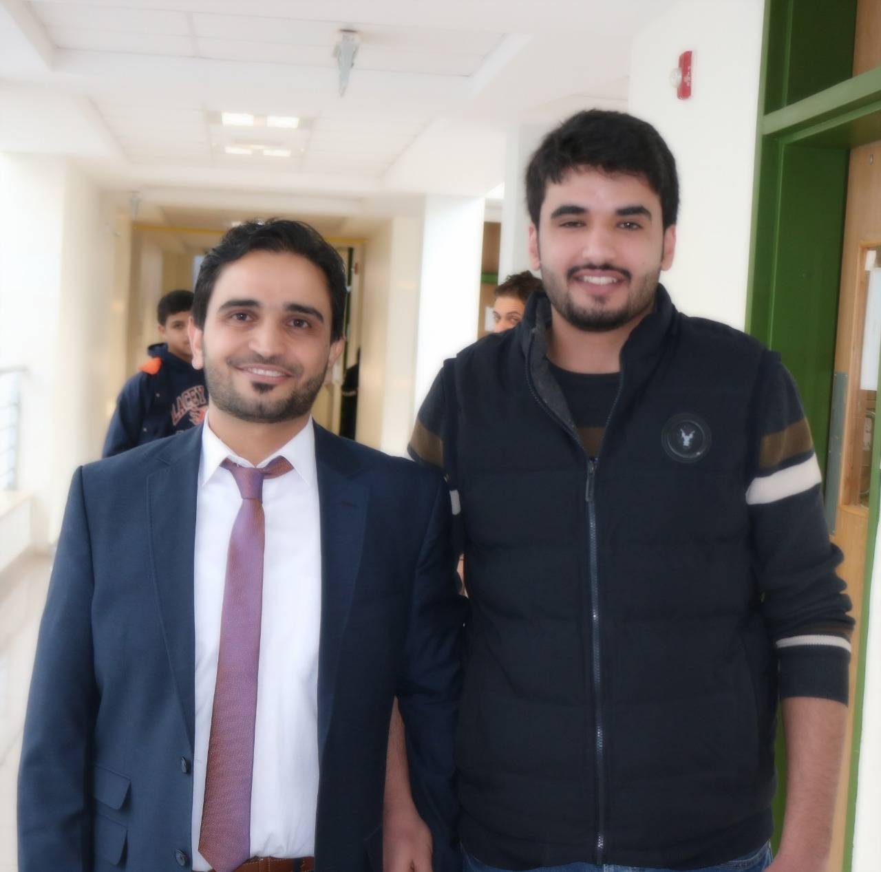 تهنئة للسيد عبدالله خضر الخريشا بمناسبة مناقشة رسالة الماجستير