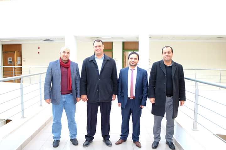 تهنئة للسيد عبدالله خضر الخريشا بمناسبة مناقشة رسالة الماجستير