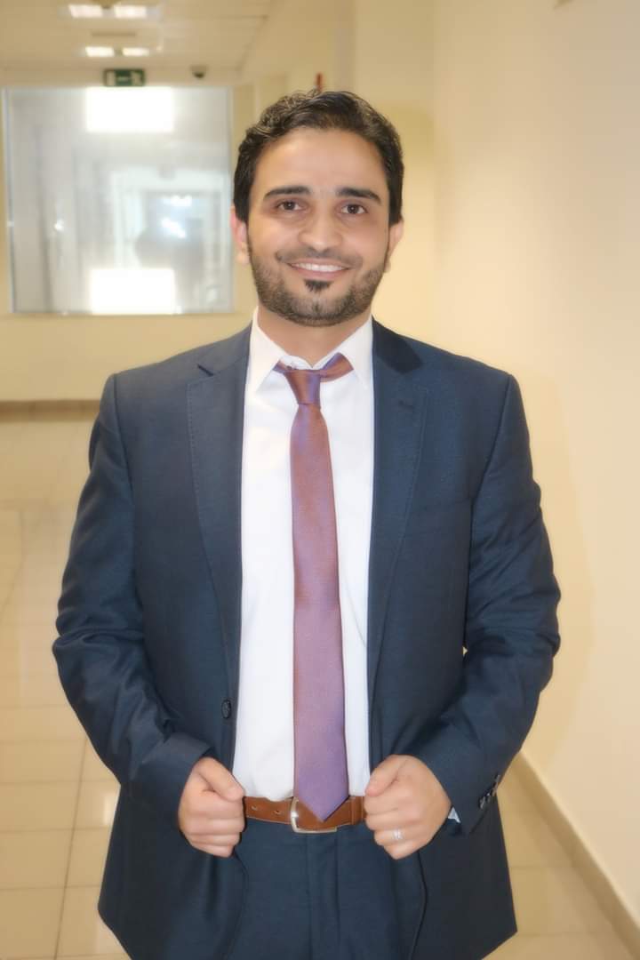 تهنئة للسيد عبدالله خضر الخريشا بمناسبة مناقشة رسالة الماجستير