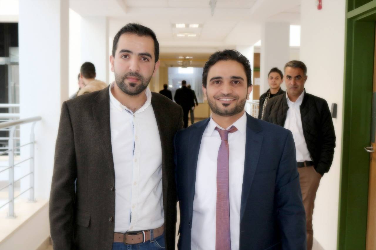 تهنئة للسيد عبدالله خضر الخريشا بمناسبة مناقشة رسالة الماجستير