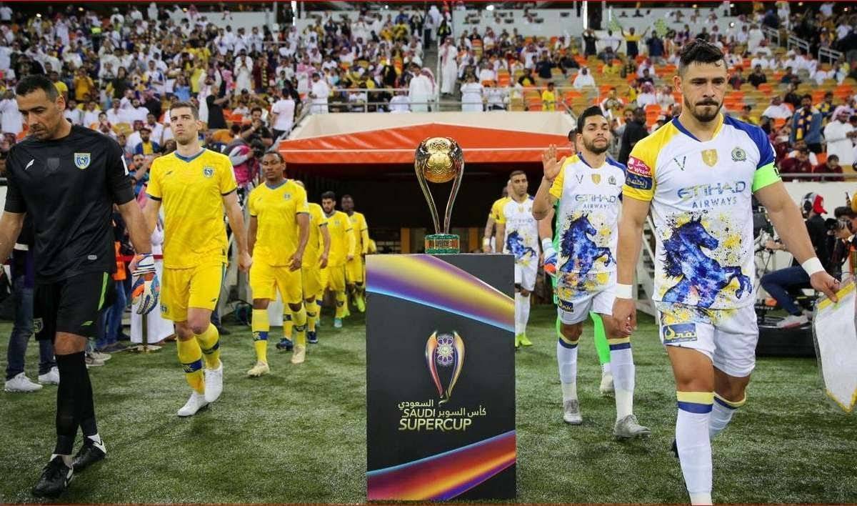 النصر بطلا لكأس السوبر السعودي بفوزه بركلات الترجيح على التعاون 
