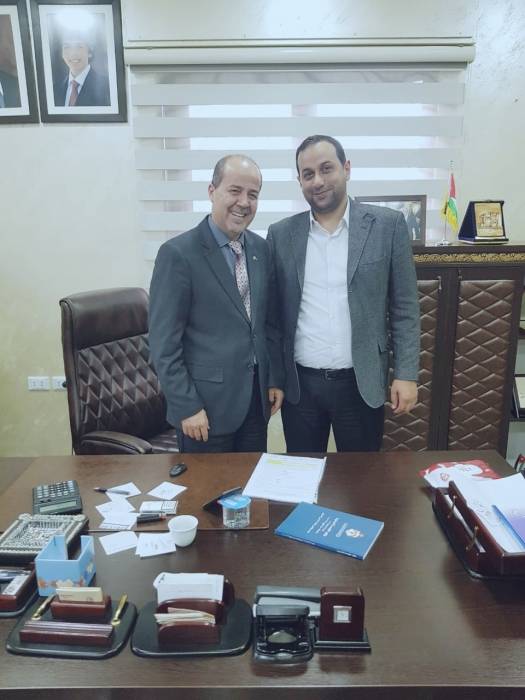 رسالة من رئيس اللجنة الفرعية لنقابة الممرضين  المفرق لنقيب الممرضين الربابعة