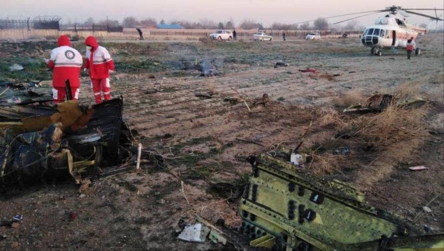170 قتيل اثر حادث سقوط طائرة تابعة للخطوط الجوية الاوكرانية في طهران