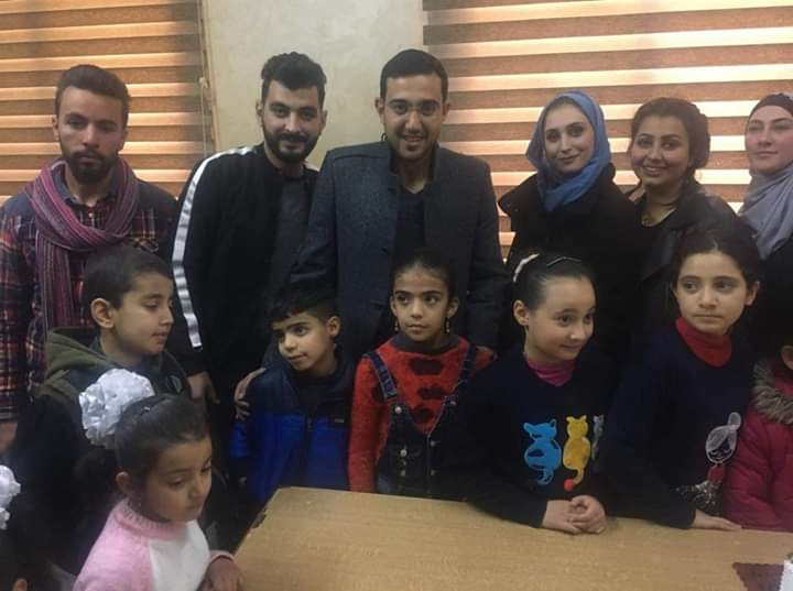 وفد من طلبة جدارا يزور مركز الوسطية للخدمات المجتمعية لرعاية الأيتام والأسر الفقيرة