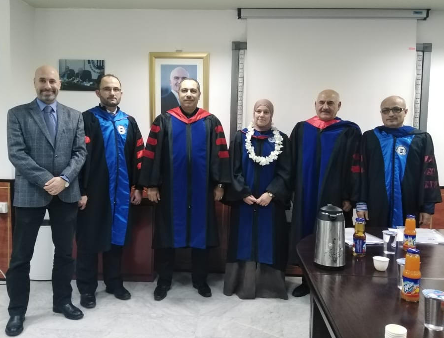 مناقشة رسالة ماجستیر في الجدولة الذكیة للمھام في نظم التصنیع المرنة بجامعة فيلادلفيا