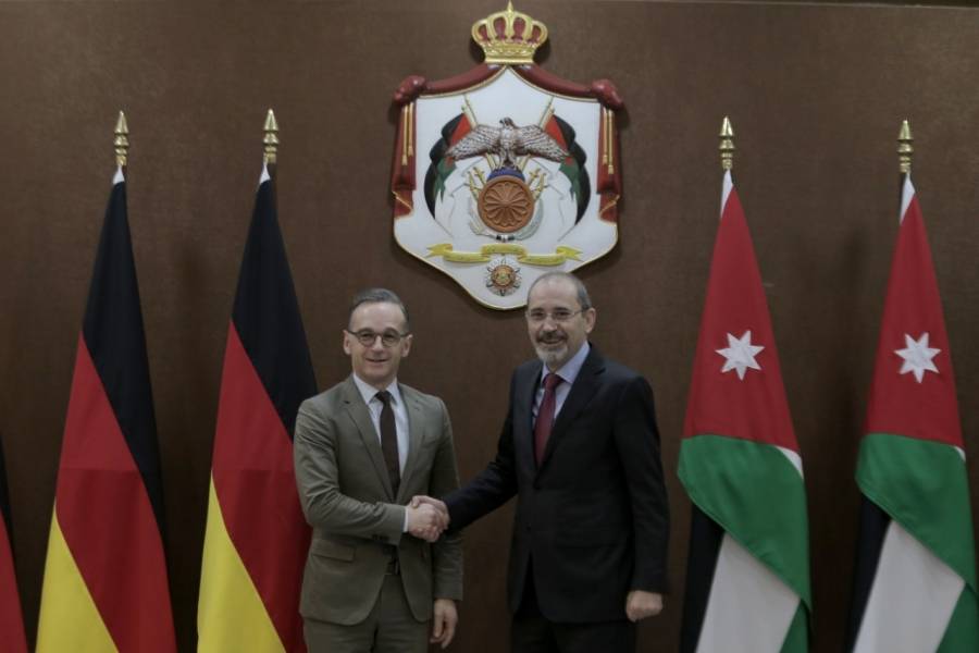 وزير الخارجية وشؤون المغتربين الصفدي يلتقي نظيره الألماني هايكو ماس في عمان