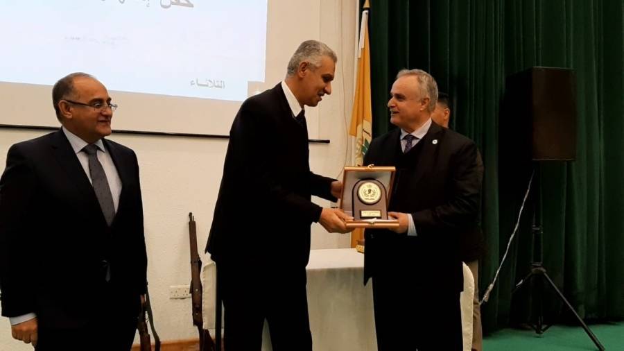 حفل إشهار كتاب سفراء القلم في جامعة الحسين بن طلال