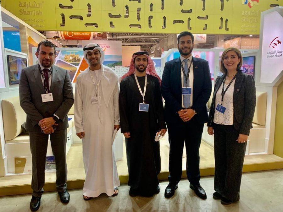 مطار الشارقة یختتم مشاركتھ في معرض ماتكا للسياحة والسفر 2020