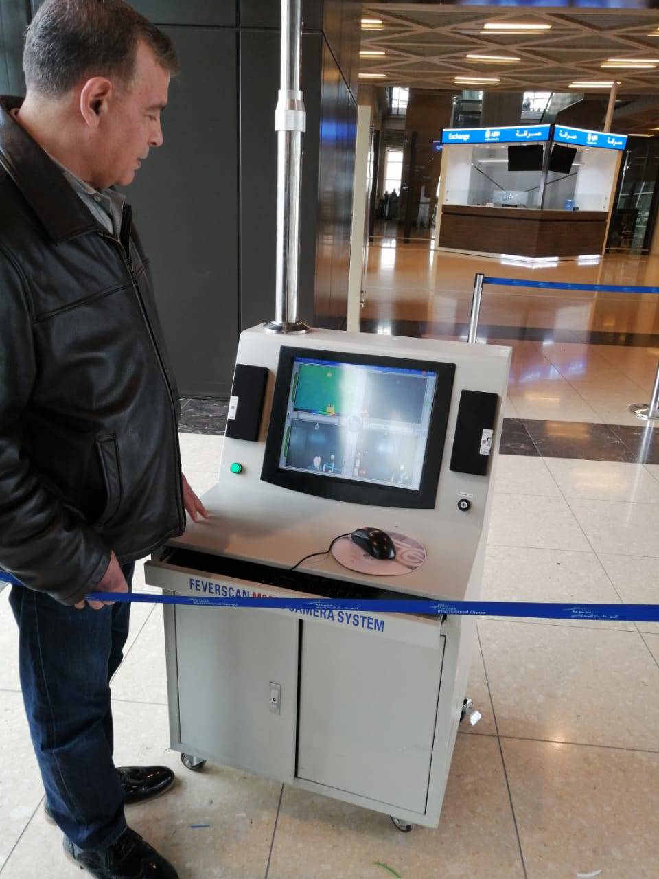 وزير الصحة يتفقد جاهزية الماسحات الحرارية في مطار الملكة علياء الدولي
