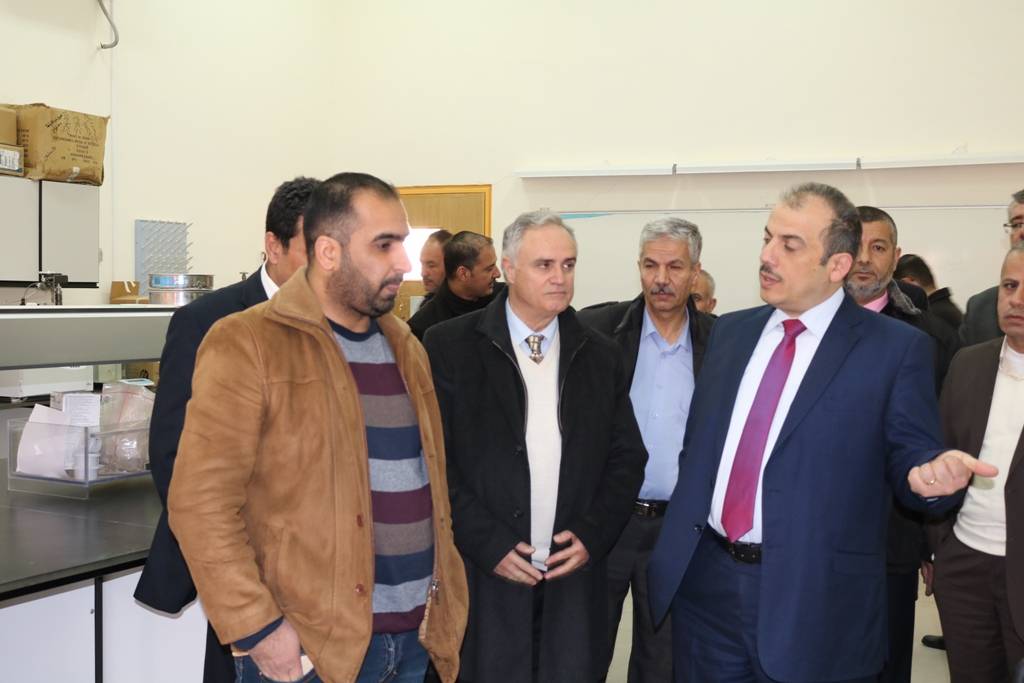 رئيس جامعة الحسين بن طلال يستقبل  مدير عام المركز الوطني للبحوث الزراعية 