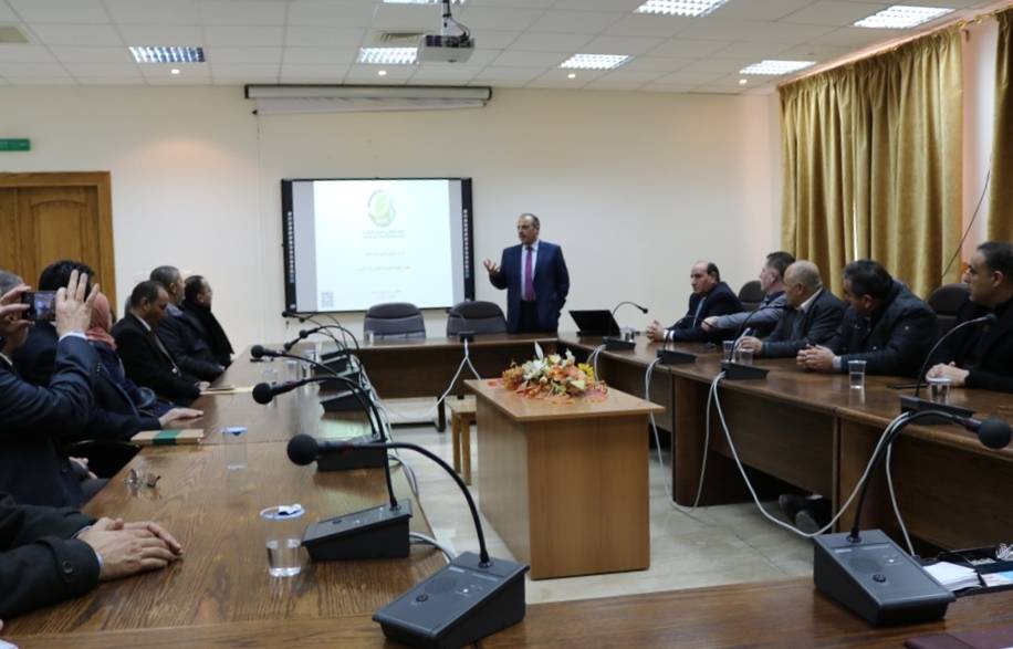 رئيس جامعة الحسين بن طلال يستقبل  مدير عام المركز الوطني للبحوث الزراعية 