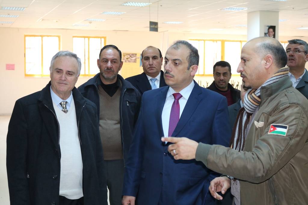 رئيس جامعة الحسين بن طلال يستقبل  مدير عام المركز الوطني للبحوث الزراعية 