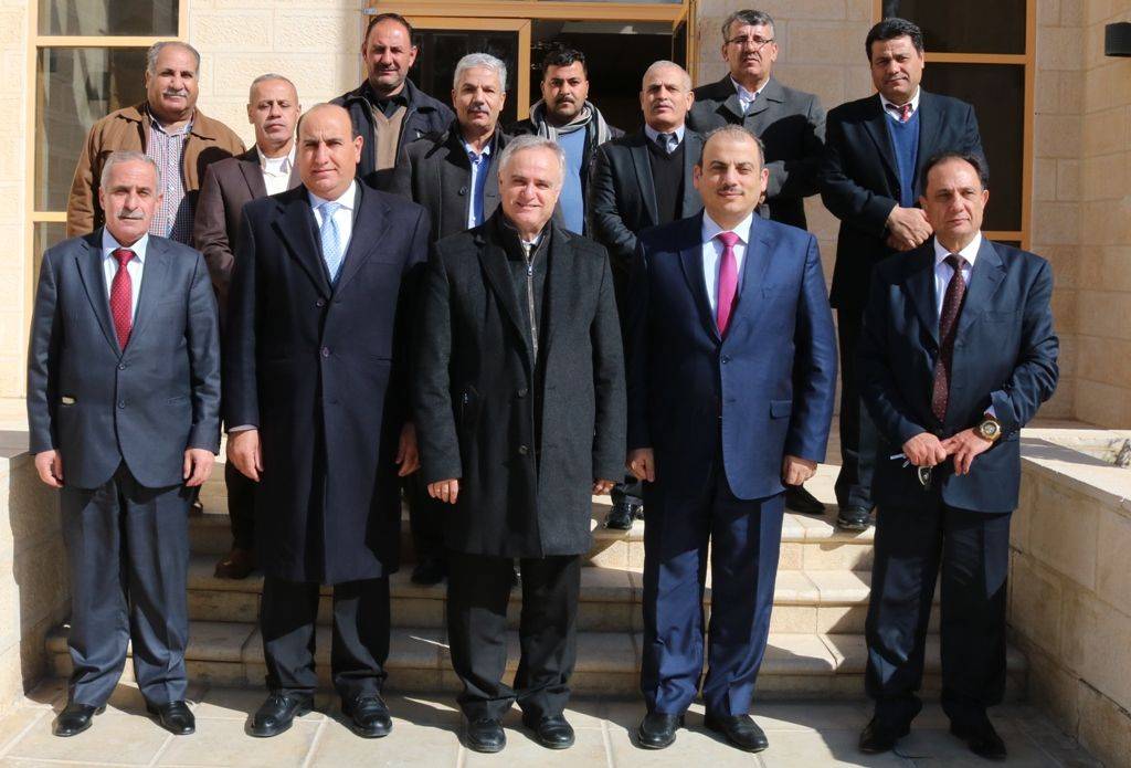 رئيس جامعة الحسين بن طلال يستقبل  مدير عام المركز الوطني للبحوث الزراعية 