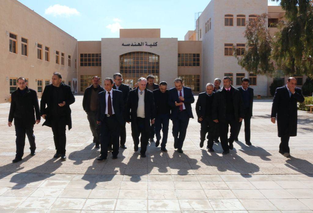 رئيس جامعة الحسين بن طلال يستقبل  مدير عام المركز الوطني للبحوث الزراعية 