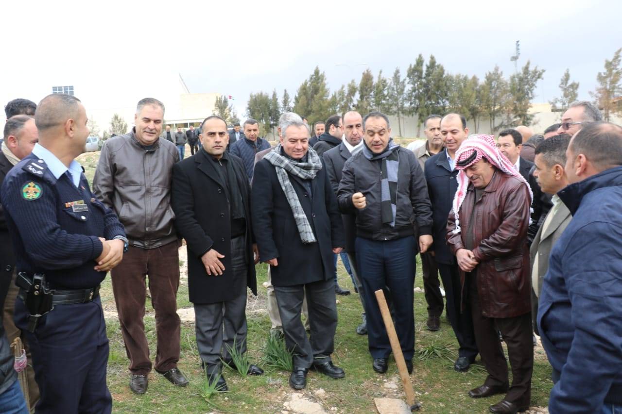 اطلاق مبادرة بصمة خضراء في مدينة الأمير هاشم بن عبدالله الثاني بمحافظة مادبا