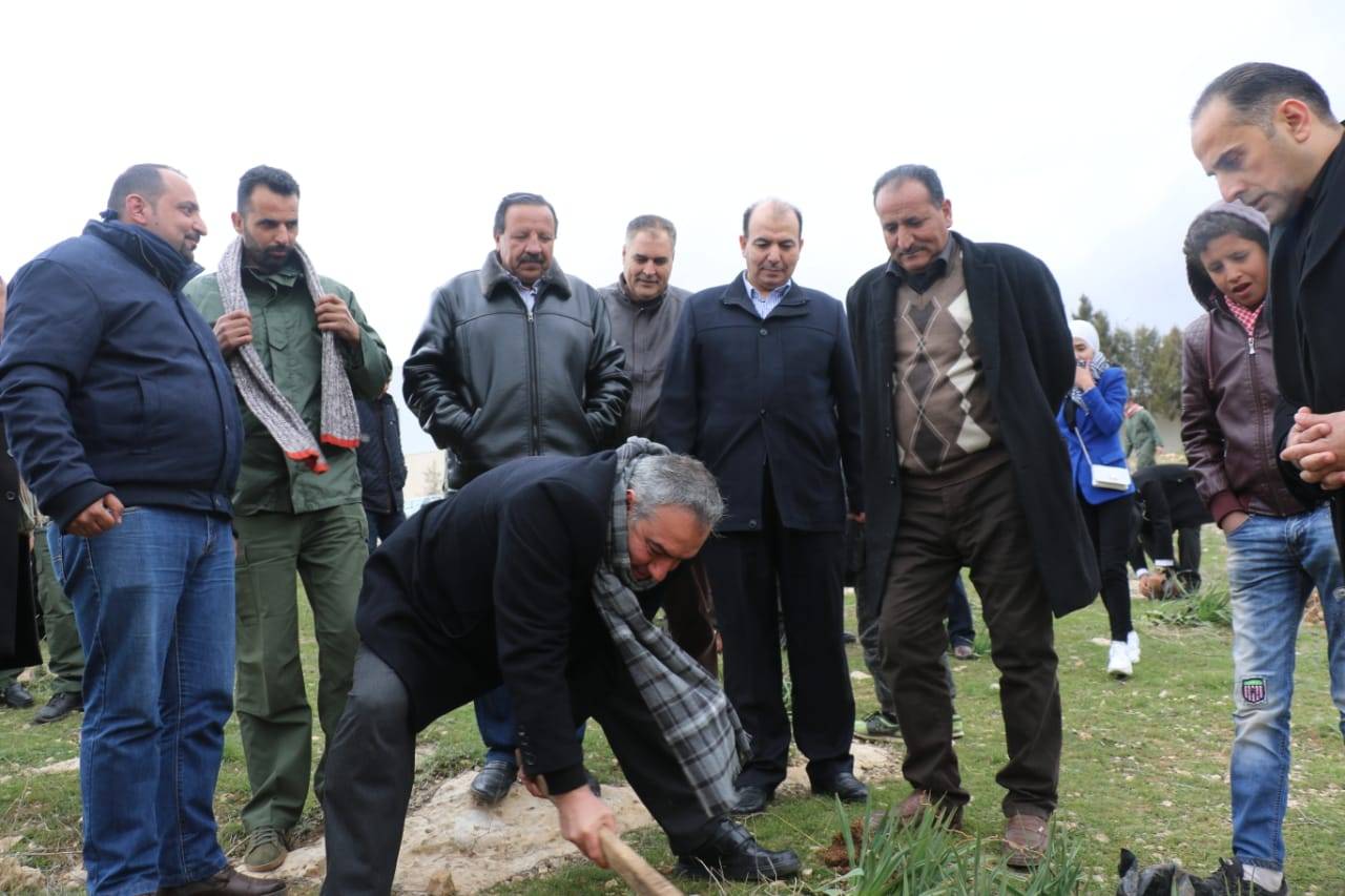 اطلاق مبادرة بصمة خضراء في مدينة الأمير هاشم بن عبدالله الثاني بمحافظة مادبا
