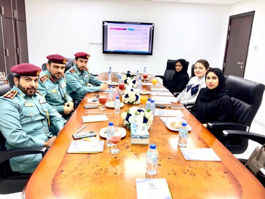 شرطة الشارقة تعقد اجتماعاً تنسیقیاً مع إدارة سلامة الطفل  بالمجلس الأعلى لشؤون الأسرة