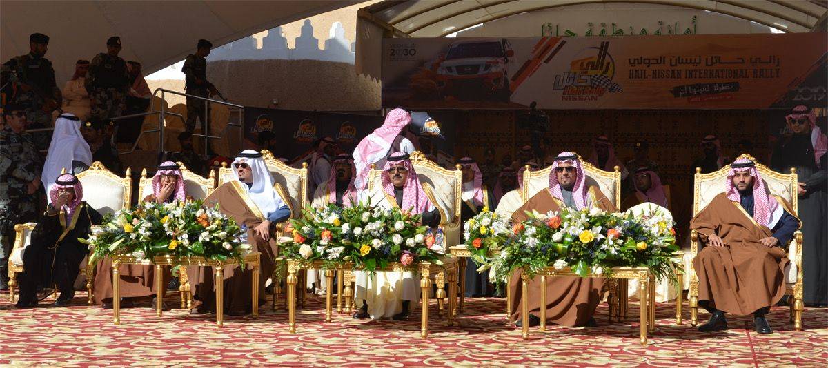 عبدالعزيز بن سعد يطلق شارة بدء «بطولة رالي حائل نيسان 2020م »