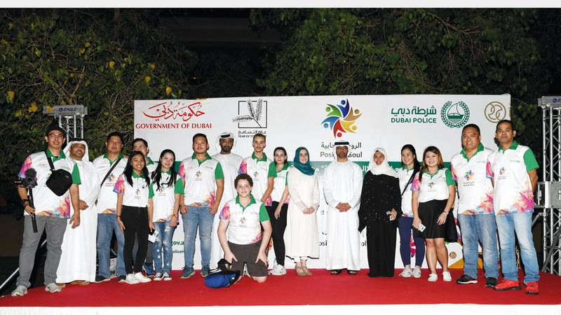 خلال عام التسامح .. 15 ألف مستفيد من مبادرة الروح الإيجابية