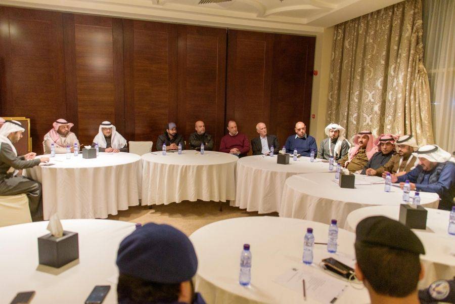 اجتماع تنسيقي للطائرات المشاركة برالي حائل نيسان 2020