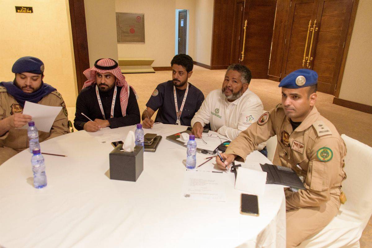 دورة تدریبیة للفرق الاسعافیة والطبیة المشاركة برالي حائل نیسان 2020