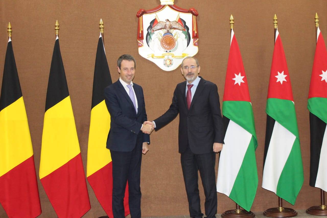 وزير الخارجية وشؤون المغتربين يلتقي وزير الخارجية والدفاع البلجيكي في زيارته الأولى للمملكة