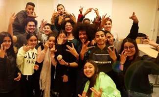 البرنامج الموسيقي لإذاعة مونت كارلو الدولية ميوزك آور  يلتقي بطلبة المدارس في فرنسا