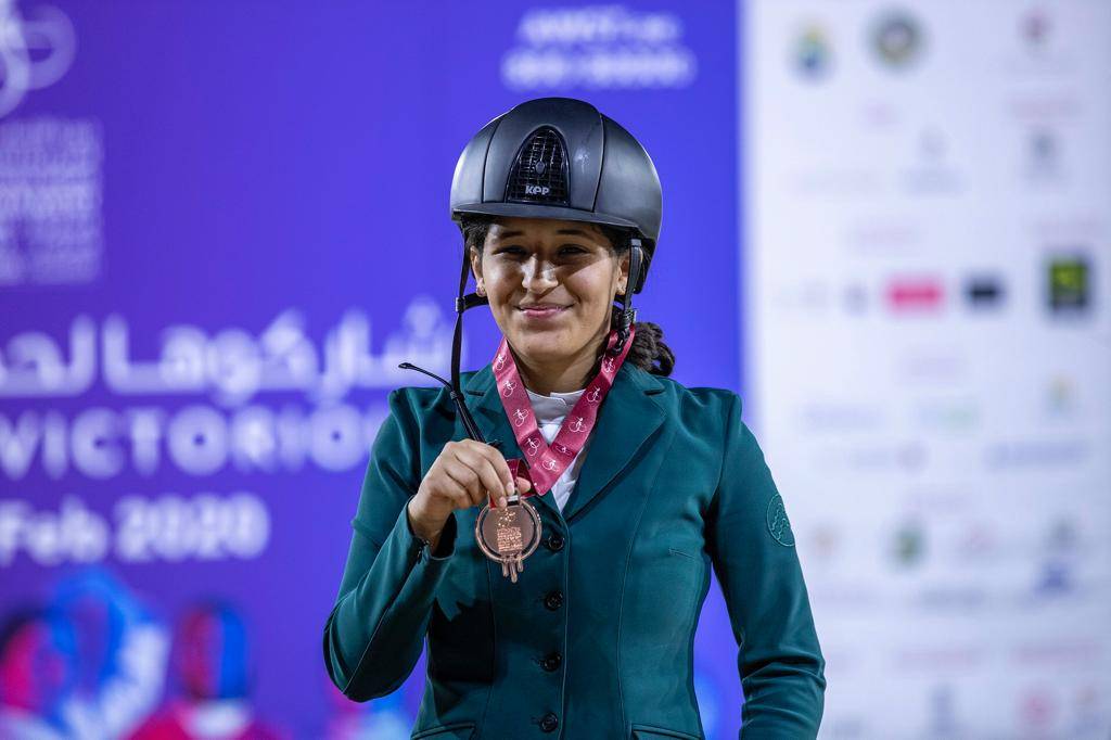 فارسات الإمارات والأردن يتوشّحن بـ ذهب قفز الحواجز في عربية السيدات2020 
