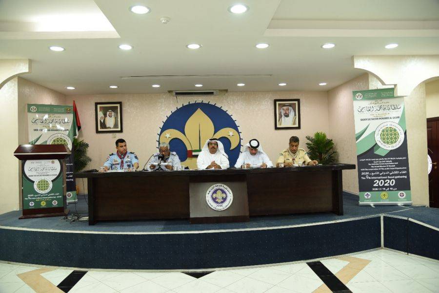 الامارة الباسمة برعاية حاكم الشارقة تستضيف 250 جوال وقائد من الأقاليم الكشفية على مستوى العالم من 94 دولة