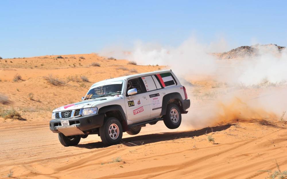 صالح العبدالعالي يٌحافظ على صدارة الترتيب العام في رالي حائل نيسّان الدولي
