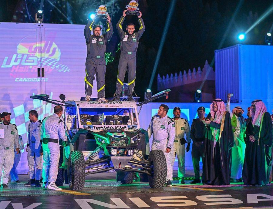 صالح العبدالعالي يخطف بطولة رالي حائل نيسان الدولي 2020
