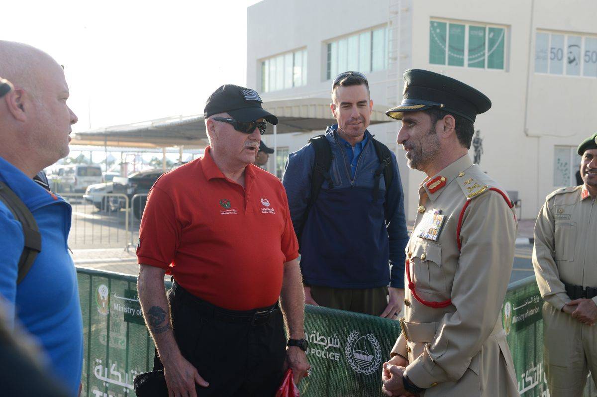 اللواء المري يتفقد استعدادات تحدي الإمارات للفرق التكتيكية 2020