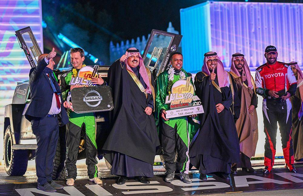 صالح العبدالعالي يخطف بطولة رالي حائل نيسان الدولي 2020