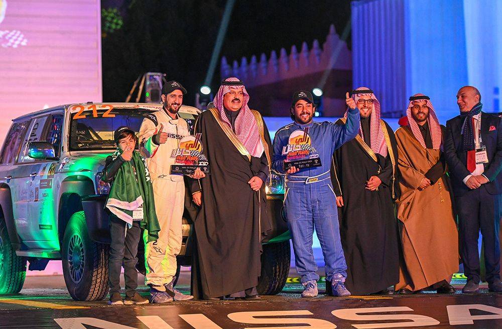 صالح العبدالعالي يخطف بطولة رالي حائل نيسان الدولي 2020