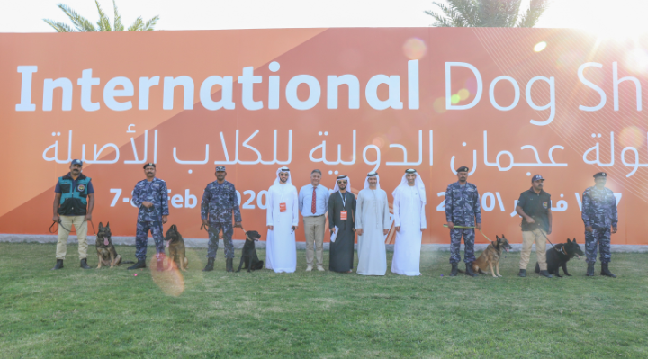 دائرة التنمیة السیاحیة تختتم بطولة عجمان الدولیة للكلاب الاصیلة
