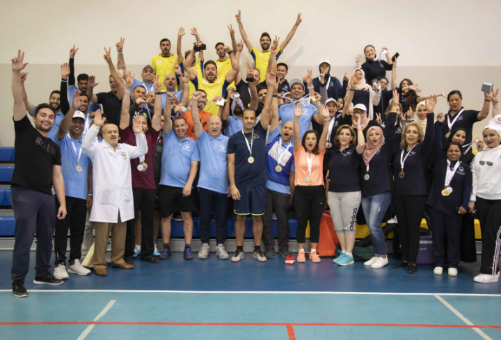 یوم ریاضي متمیز لموظفي جامعة عجمان