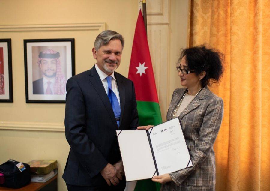 تعين ممثل للمفوضية السامية للأمم المتحدة لشؤون اللاجئين في الأردن