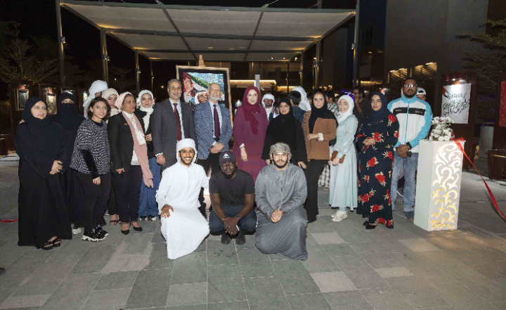 مھرجان للفنون الجمیلة في جامعة عجمان یستعرض أكثر من 200 عمل فني