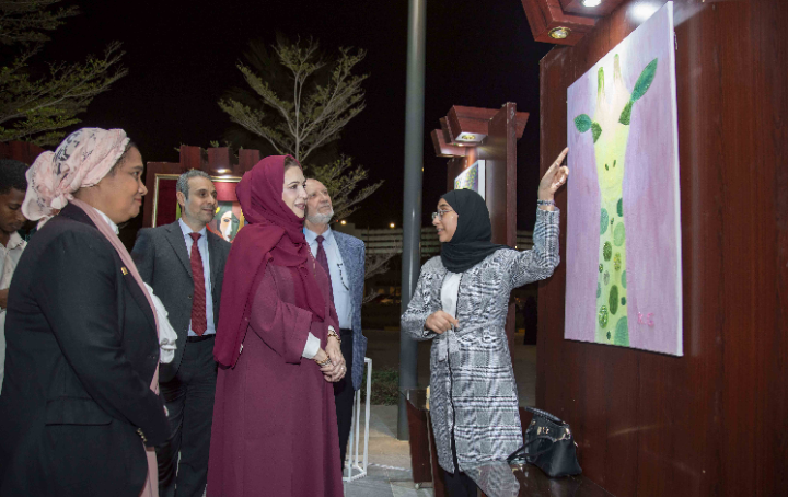 مھرجان للفنون الجمیلة في جامعة عجمان یستعرض أكثر من 200 عمل فني
