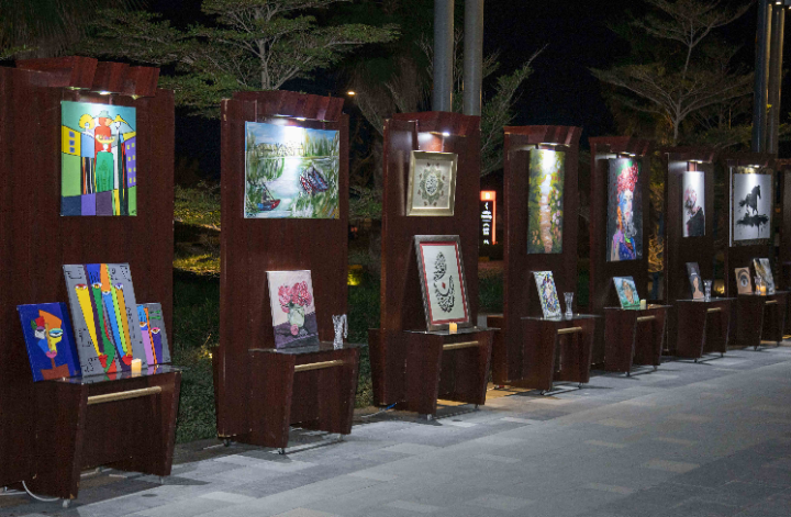 مھرجان للفنون الجمیلة في جامعة عجمان یستعرض أكثر من 200 عمل فني