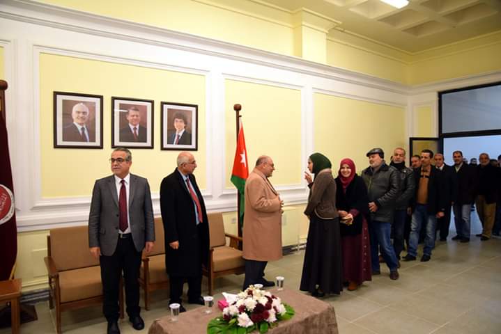 حفل استقبال بمناسبة صدور الإرادة الملكية السامية بتعيين الدكتور الزبون رئيسًا للجامعة الهاشمية