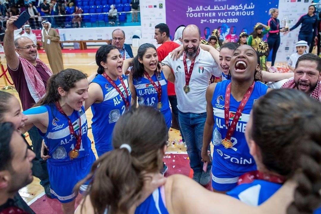 فريق الفحيص يتوج بلقب  بطولة كرة السلة لدورة الألعاب للأندية العربية للسيدات