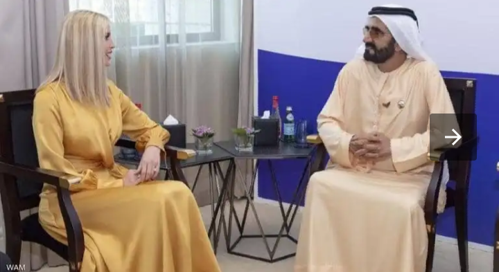 محمد بن راشد يستقبل مستشارة الرئيس الأمريكي