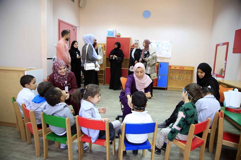 7 طلاب من الجامعة الهاشمية يتدربون في مدينة الشارقة للخدمات الإنسانية