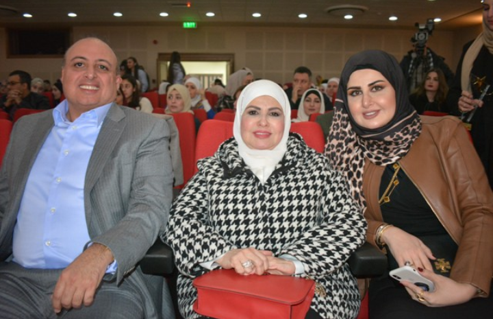 افتتاح مسرح المؤسس المرحوم د. احمد الحوراني في مدارس الجامعة وسط حفل تكريمي بهيج