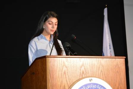 افتتاح مسرح المؤسس المرحوم د. احمد الحوراني في مدارس الجامعة وسط حفل تكريمي بهيج