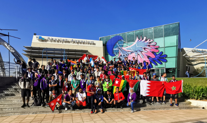 المشاركون في اللقاء الدولي التاسع بالشارقة يزورون مربى الأحياء المائية ومتحف الشارقة البحري