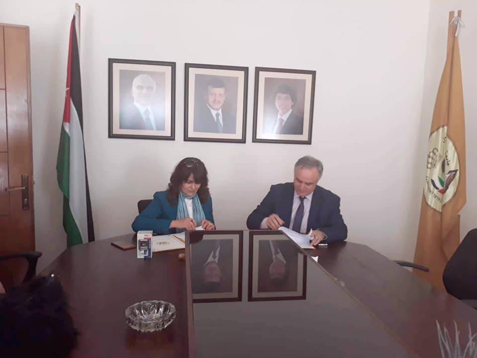 توقيع مذكرة تفاهم ما بين جامعة الحسين بن طلال ومركز الشفافية الأردني