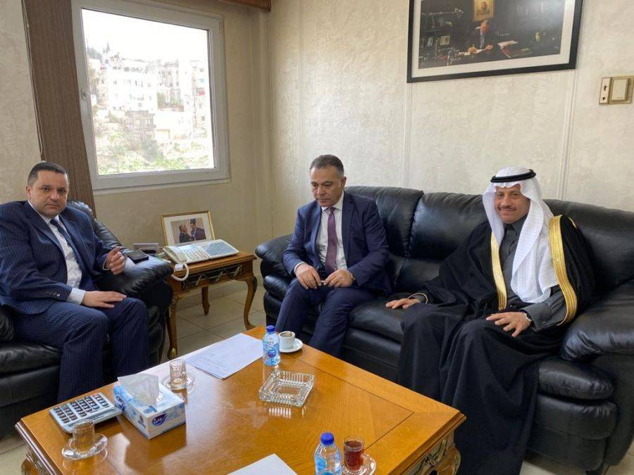 سفير المملكة العربية السعودية لدى الأردن يلتقي بوزيري المالية والتخطيط والتعاون الدولي الأردنيين