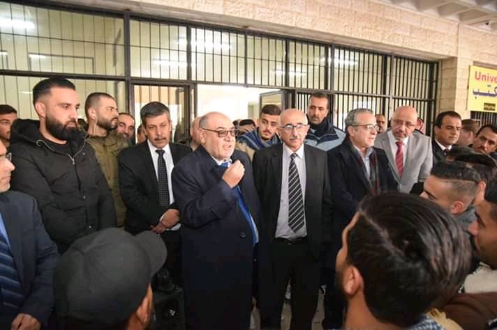 أداء صلاة الغائب على الطالبة الراحلة قمر الجعبة'' في الجامعة الهاشمية